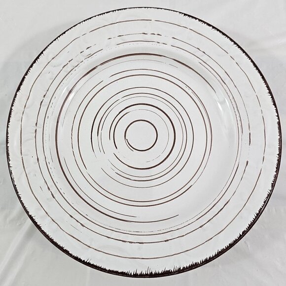 Pfaltzgraff Trellis White 8” Stoneware Salad Luncheon Plates – Set of 3 - Picture 7 of 10